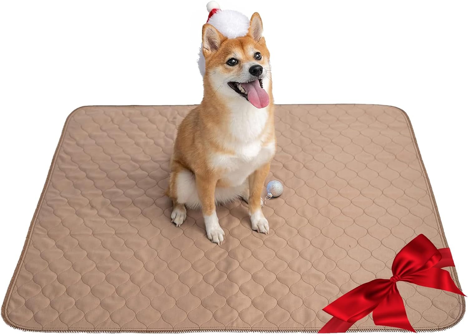 Reusable Dog Pee Pads - Dogs Waterproof Training Pads - Washable & Sanitary - Rounded Corners - Laminated, Lightweight, Durable - Pet Essentials Puppy Training, Whelping - 60" X 60"