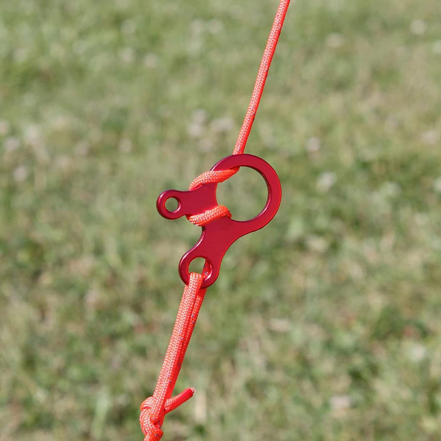 Guyline Cord Adjuster Rope Tensioner Tent Guy Line Paracord Tightener Loop Alien Aluminum Alloy for Camping Hiking